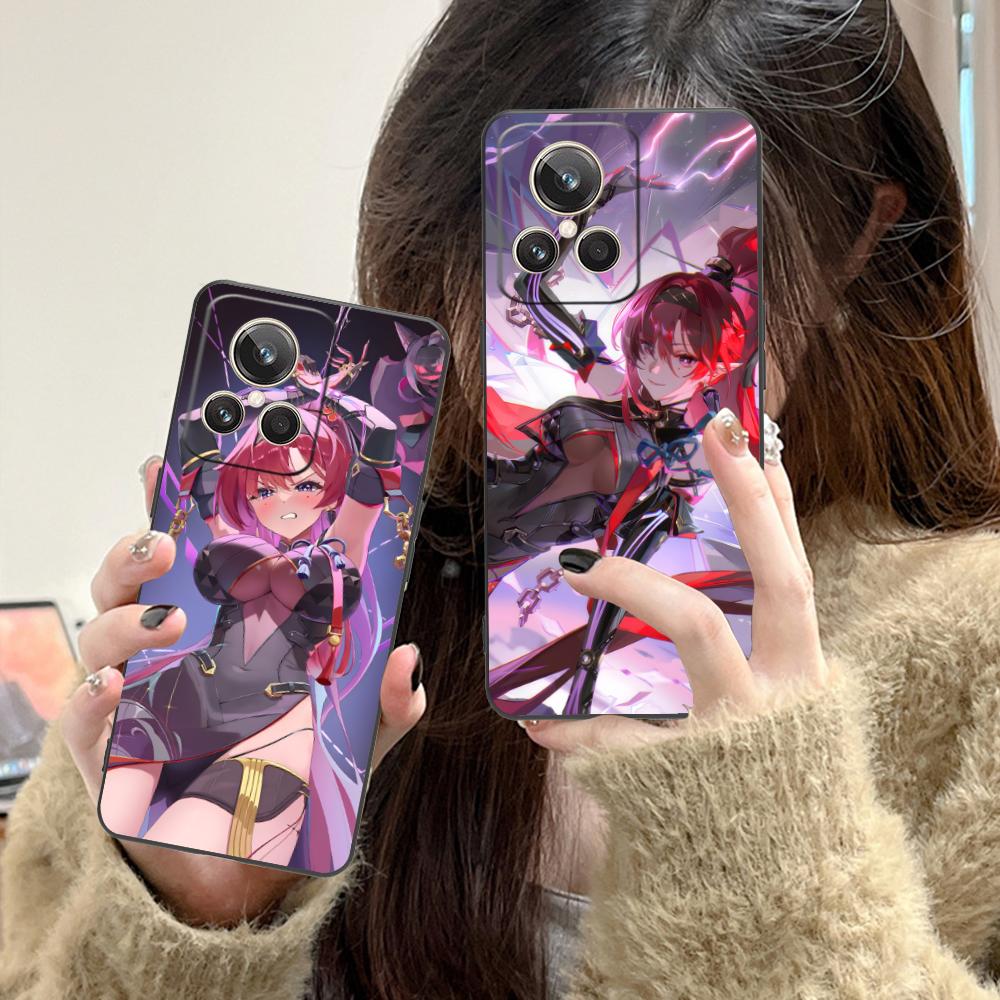 Wuthering Waves Yinlin Mobile Phone Case for Realme 15 14 13 12 11 10 9 Pro Plus T I Lite 5G Colorful Printing Cover Cover