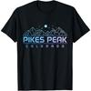 Pikes Peak Colorado Rocky Mountains Climbing Souvenirs T-Shirt(1)