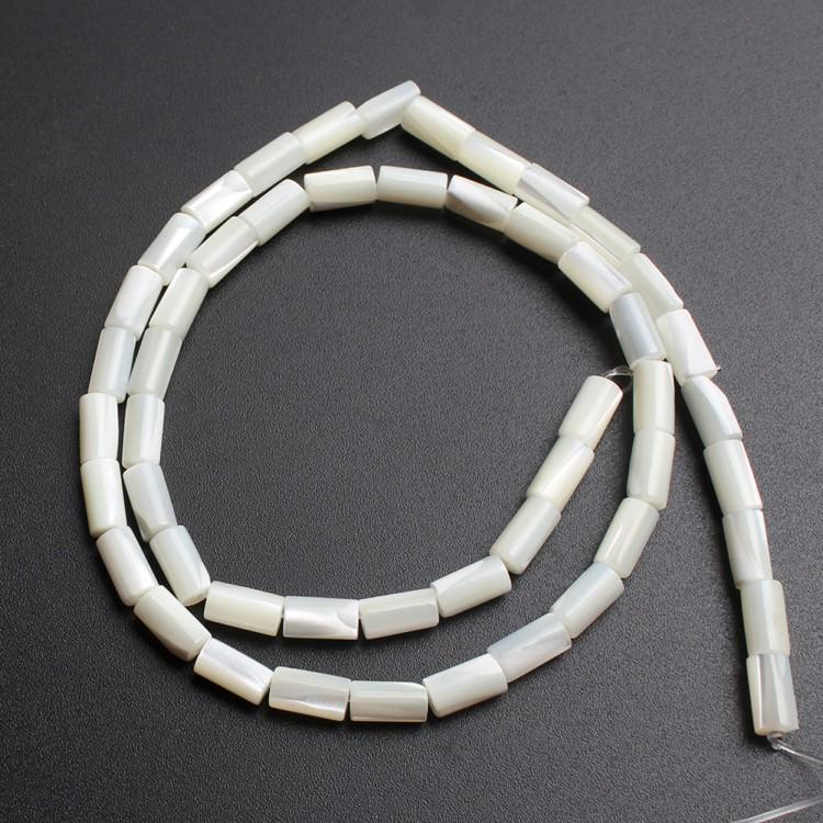 Natural Cylindrical Shape Trochus Top Shell Stone Beads For Jewelry Making 3.5x3.5/4x8/5x10mm 15''
