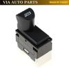 Power Window Switch 6 Pin Front Left Door White for Albea 2002-2012 Palio 1996-2016 Strada 2000-2006 Oem 98809717