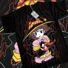 Camiseta Konosuba Megumin Waifu Kawaii Anime Japonés Unisex Manga Corta Negra