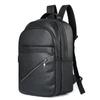 Head Layer Cowhide Leisure Men's Shoulder Bag Black Tide Cool Genuine Leather Outdoor Backpack Computer Bag