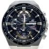 Used CASIO EDIFICE EFR-541SBDB-1AJF Silver Solar-Powered Men's Watch