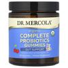Dr. Mercola, Gummies probiotiques complets biologiques, pour enfants, saveur naturelle de cerise, 10 mg (1 milliard d'UFC), 30 bonbons gélifiés
