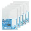 Plus Clear Holder A4 with Card/Business Card Pockets, 50 Sheets