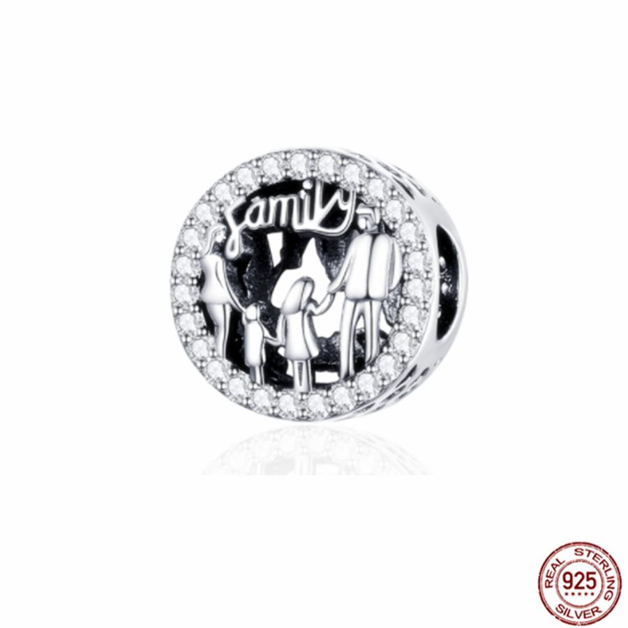Fit Original  Bracelet Charms Jewelry New S925 Sterling Silver Sparkling Camera Bead Family Tree Balloon Puppy Cat Pendant