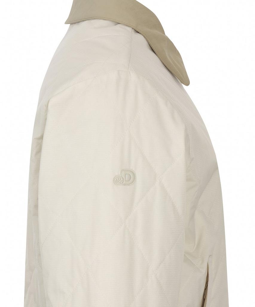 Discovery Expedition Women'S Collared Quilted Padded Jacket (Ivory)
