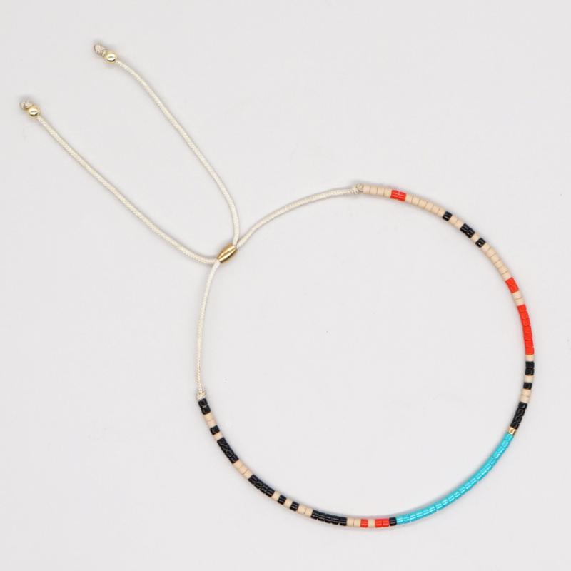 Kleurrijke Boho Handgemaakte Kralenarmbanden Zaadkraal Stapelbare Armband Vriendschapsarmband Zomer Strand Vakantie Sieraden Cadeau