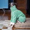 Leopard Pattern Fleece Coat Cozy Winter Dog Jacket Trendy Pet Fashion Wear Thick Fleece Warm Jacket for Small Medium Breeds