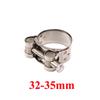 Universal Motorcycle Stainless Steel 304Single Exhaust Pipe Clamp Exhaust Tube Clip For Slip-on Type Muffler Silencer Adjustable