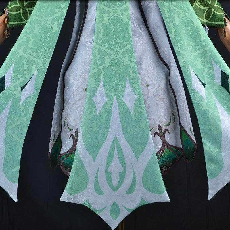 Ysir Grass God Nahida Cos Embroidery Game Anime Clothing Women's Cosplay Complete Set