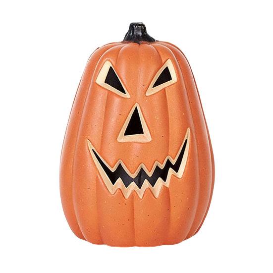 Citrouille Lumineuse Décoration d'Halloween, Ornement Jack O'Lantern Effrayant pour Vitrine, Accessoire Photo pour Enfants pour Fête