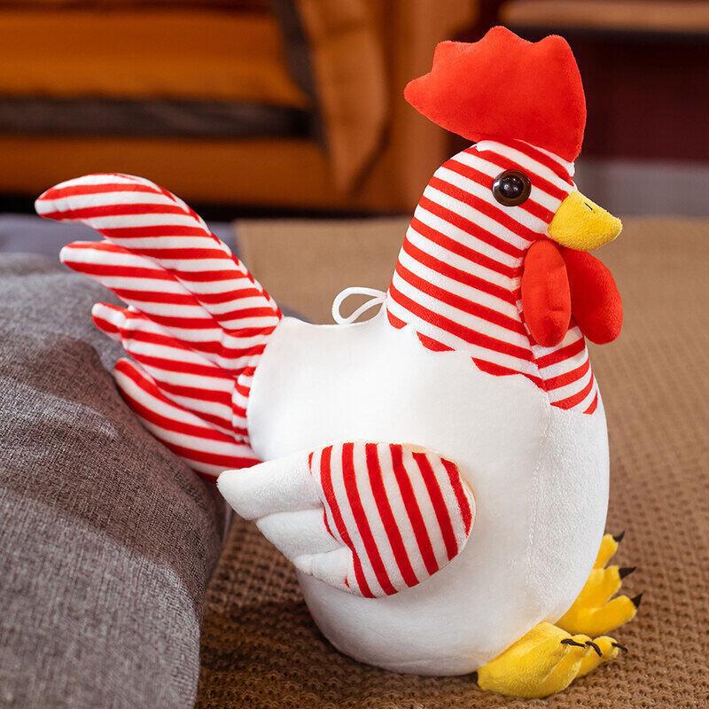 Adorable Nouveau Jouet Coq en Peluche Doux et Câlin Poulet Poupée Pour Enfants et Collectionneurs Tailles Disponibles de 30 cm à 100 cm