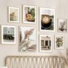 Autumn Reed Coffee Pumpkin Pear Vintage House Wall Art Canvas Painting Posters And Prints Wall Pictures For Living Room Decor