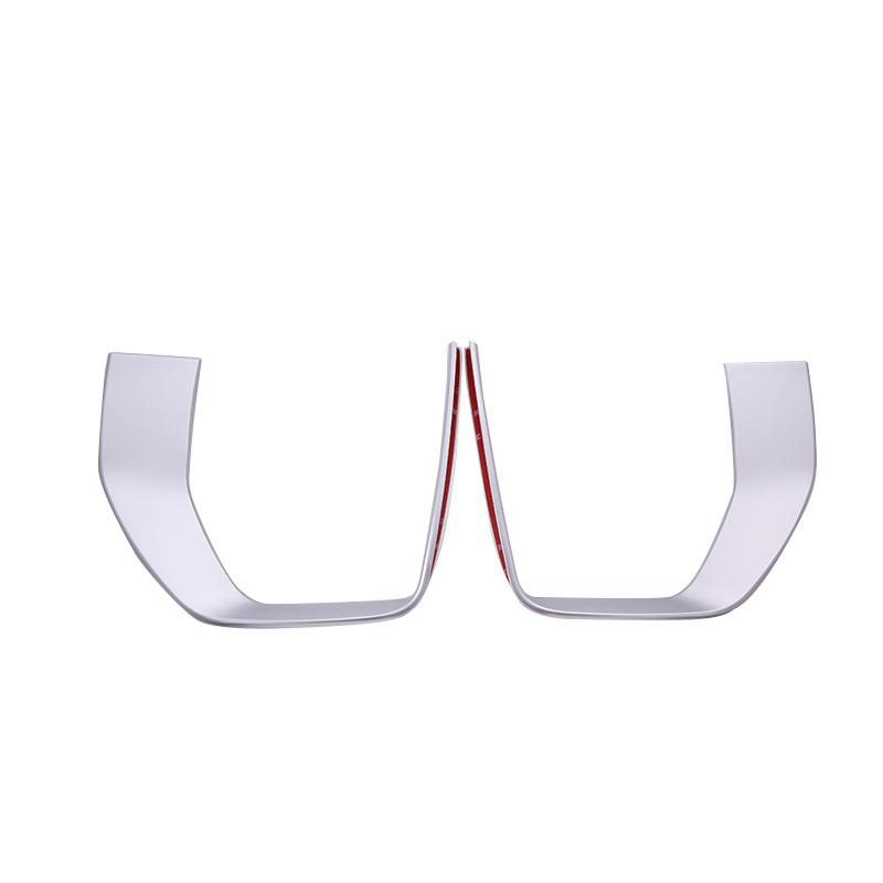 Car Styling Front Fog Light Cover Fog Lamp Frame Trim ABS Silver  For Land Rover Range Rover Evoque 2016-2018 Interior