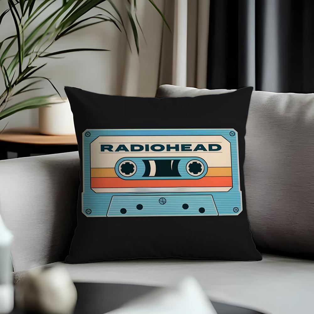 Trending MMmusic Tapeful Cushion Cover Antidustmite Pillowcase Invisible Zipper Silky Short Plush Sofa Cushion Cover