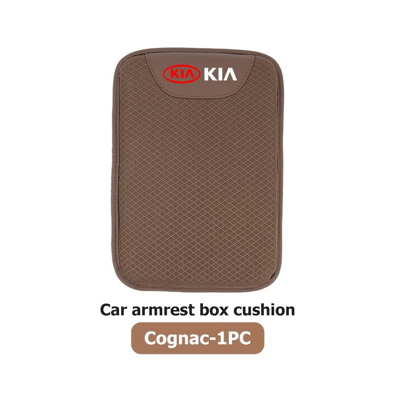 Auto Mittelkonsolenbox Eis Seide Schutzmatte Armlehnenpolster Rutschfeste Matte für KIA Ceed Rio K5 K2 Optima Cerato Venga Sedona Forte