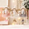 Christmas Angel Plush Doll Pendant Xmas Tree Hanging Ornaments Party Decoration