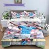 Erling Haaland Pattern Bedding Home Decoration Birthday Gift (1 * Duvet Cover + 2 * Pillowcase, Without Core)