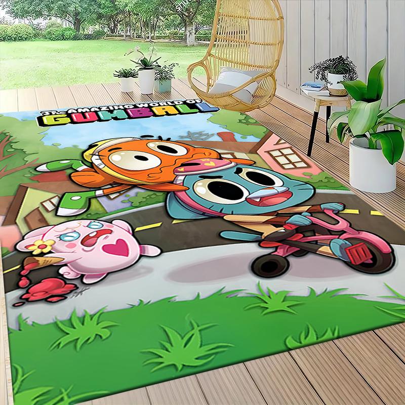 1 Stück Hasenfreunde Abenteuer Teppich Teppich Anpassbar Weich Waschbar Rutschfest Zuhause Wohnzimmer Sofamatten Personalisierter Teppich 0917291