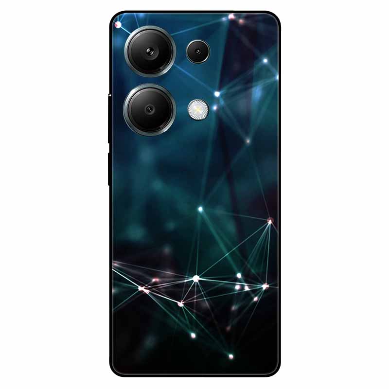 For Redmi Note 13 Pro 4G Case Global Silicon Fashion Space Wolf TPU Painted Coque Funda for Xiaomi Redmi Note 13Pro 4G Cover