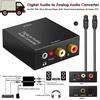 Optical Coax Toslink Digital To Analog Converter Rca L/R Stereo Audio Adapter