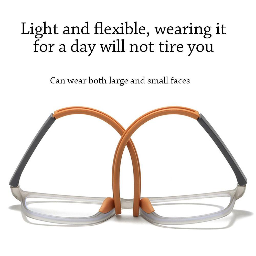 Blue Ray Blocking Anti-Blue Light Reading Glasses Ultralight PC Square Eyeglasses Eye Protection Sports