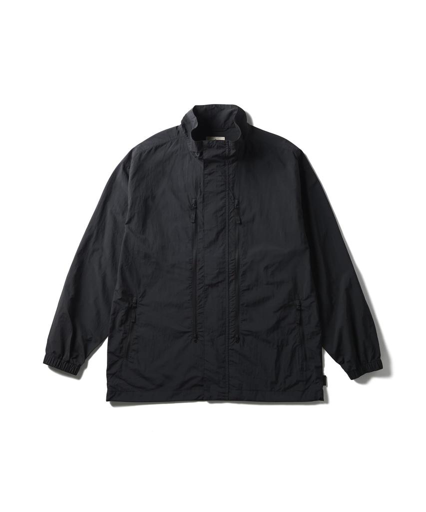 Snow Peak Veste d'extérieur utilitaire de rangement en Tussah de nylon pour hommes et femmes, taille L JK-25AU008, noir,