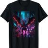 Cyberpunk Dragon Aesthetic Futuristic Graphic Design Print T-Shirt
