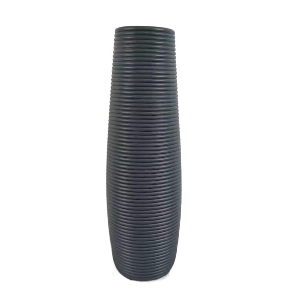 Solid Color Plastic Flower Vase Plastic Stripes Design Flower Arrangement Plant Pot Nordic Decorative Vase Living Room Ornament