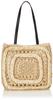 [Cuco] Paper Square Pattern Knit Tote Bag