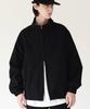 Moderment 2-Way Full-Zip Oversized Cotton Jacket [Black]