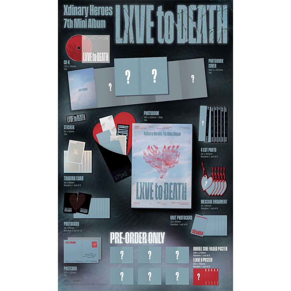 (Photobook Ver.) Xdinary-Heroes 7th Mini Album - LXVE To DEATH