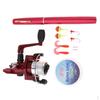 1 Set Mini Outdoors Pen Fishing Pole Pocket Fish Rod And Reel Travel For Ice Sea