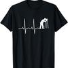 Vermessungsingenieur Herzschlag Grafik Vermessung Landprüfer T-Shirt