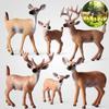 Kids' White-tailed Deer and Elk Model Set Christmas Toy
