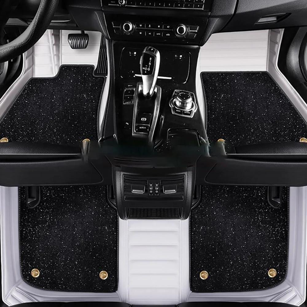 For BMW 2 Coupe F22 Convertible F23 GranCoupe F44 Auto Double layer 5D Custom Car Floor Mats Carpets Foot liners car Accessories