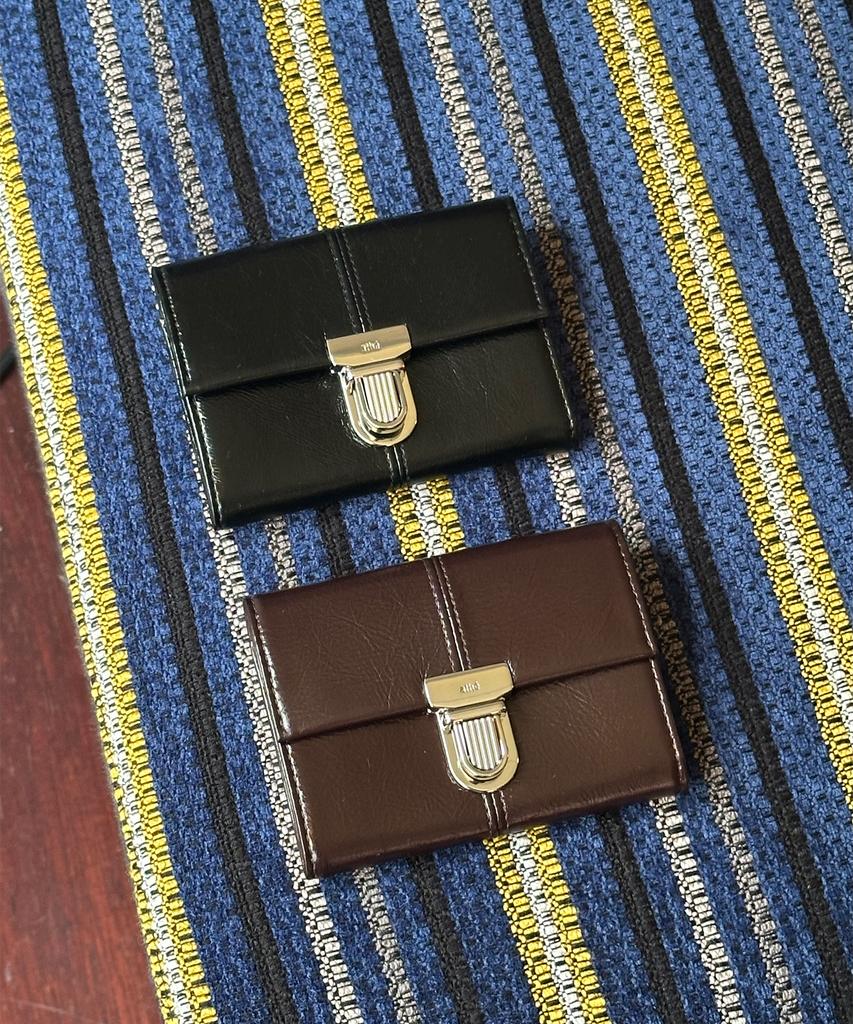 Athe Vanessabruno [Wrinkel] Noir 2-Fold Accordion Wallet Aaho6F639D3