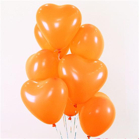 10 ks Latexové balóny s červeným srdcom Balón k narodeninám Balón k narodeninám Dekorácie na detskú svadbu Balónik
