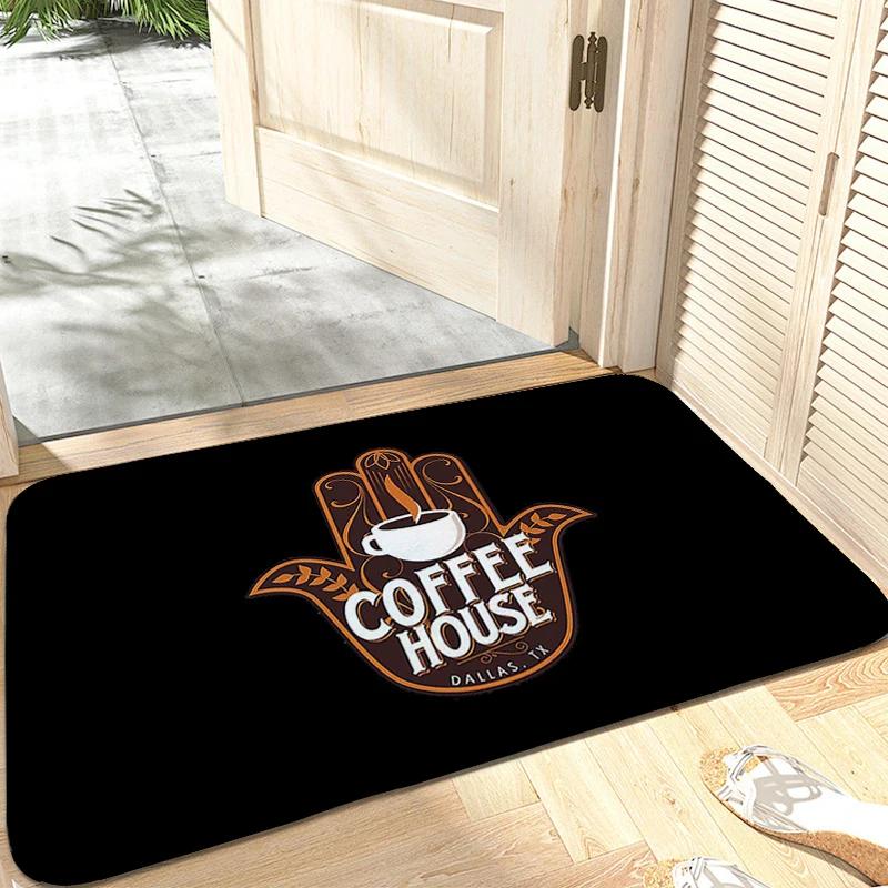 Koffiehuis Tapijt Entree Huis Badkamermat Antislip Hal Veranda Vloer Zacht Kleed voor Slaapkamer Moderne Woondecoratie