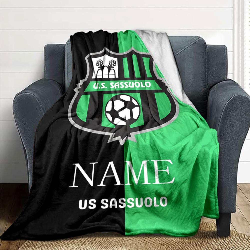 Custom Name Bayern Munich Crest Blanket for Couch & Bed, Plush Cozy Fuzzy Blanket Super Soft & Warm Blankets for Fall and Winter. 0908228