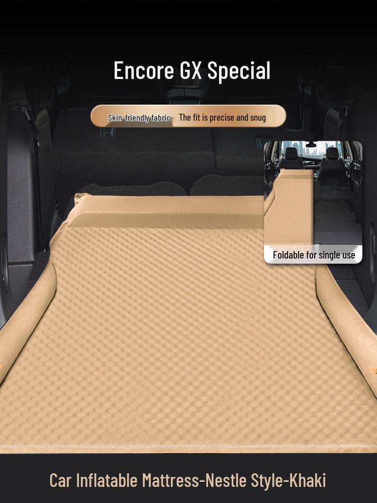 Lit de coffre gonflable pour SUV Buick Envision & Enclave - Matelas de voyage portable pour dormir avec gonflage gratuit.