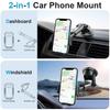 Multifunctional Car Phone Holder, Retractable Dashboard Windshield Suction Cup Mount, Universal Navigation Stand for All Smartphones