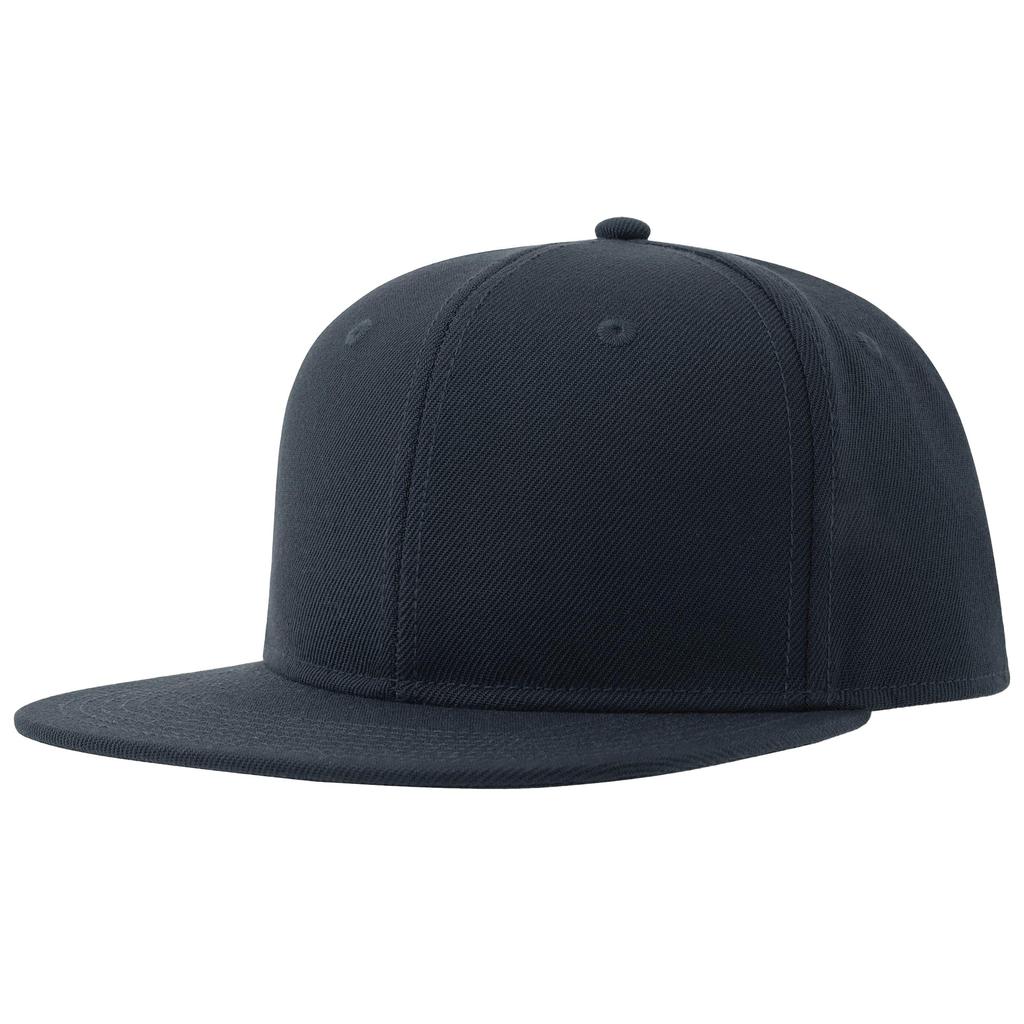 Atlantis Unisex Adult 6 Panel Sustainable Flat Peak Baseball Cap