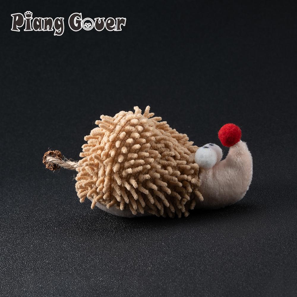 Cute Simulation Plush Hedgehog Cat Mint Cat Toy Interactive Plush Pet Toy