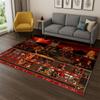 Retro Heroes of Might and Magic Karten-Spiel Teppich für Schlafzimmer Wohnzimmer Sofa Spielzimmer Fußmatte Heimdekoration, Teppich rutschfest
