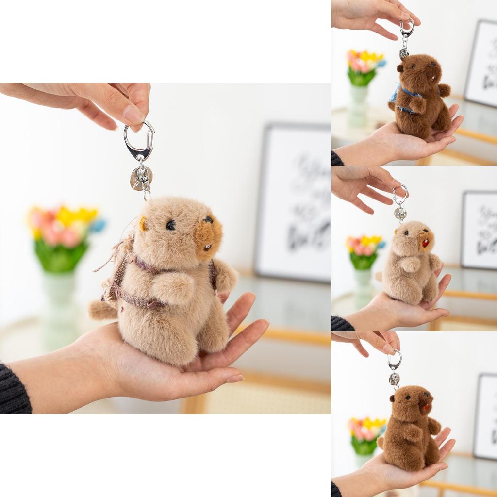 Murmeltier Plüsch Schlüsselanhänger Mit Geräusch Für Rucksack Dekoration Und Geschenke