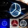 UOIGP1 2025 Hot For Benz White Blue Red Light Car Front Grilled Star Emblem LED Illuminated Logo for Mercedes Benz W205 W212 W213 W204