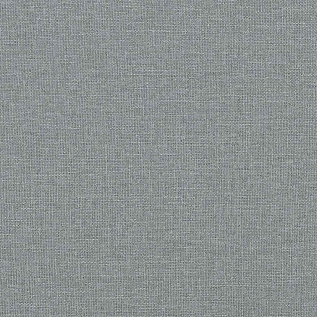Vidaxl Rama Łóżka Bez Materaca, Jasnoszara, 120X200 Cm, Obita Tkaniną