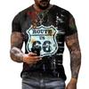 Vintage Motorrad Print Kleidung Männer Grafik T-Shirts Herren Sommer Kleidung T-Shirts Männer Kurzarm T-Shirt Vintage Grafik T-Shirts